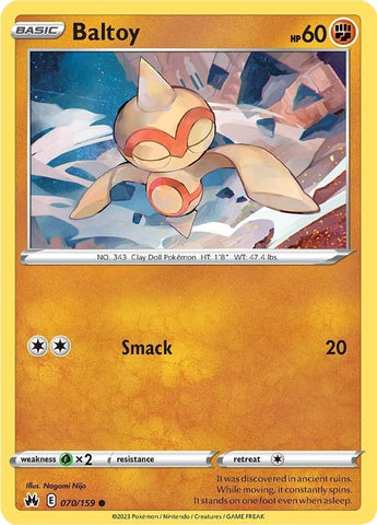 Image for Baltoy (070/159) (Crown Zenith) - Pokemon