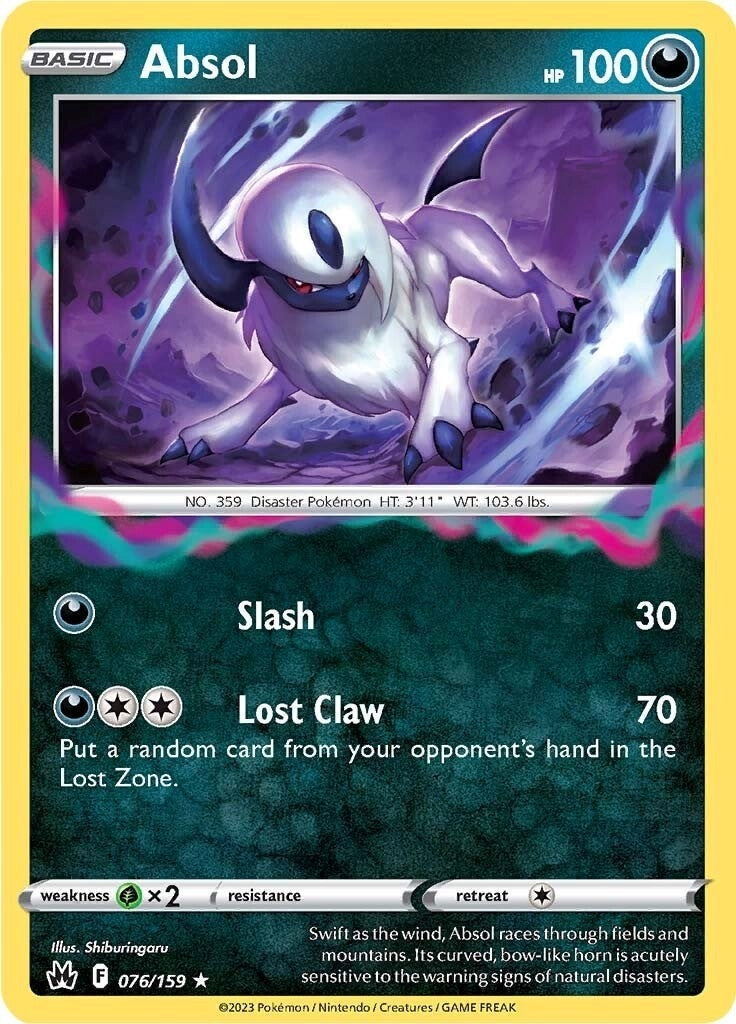 Image for Absol (076/159) (Crown Zenith) - Pokemon
