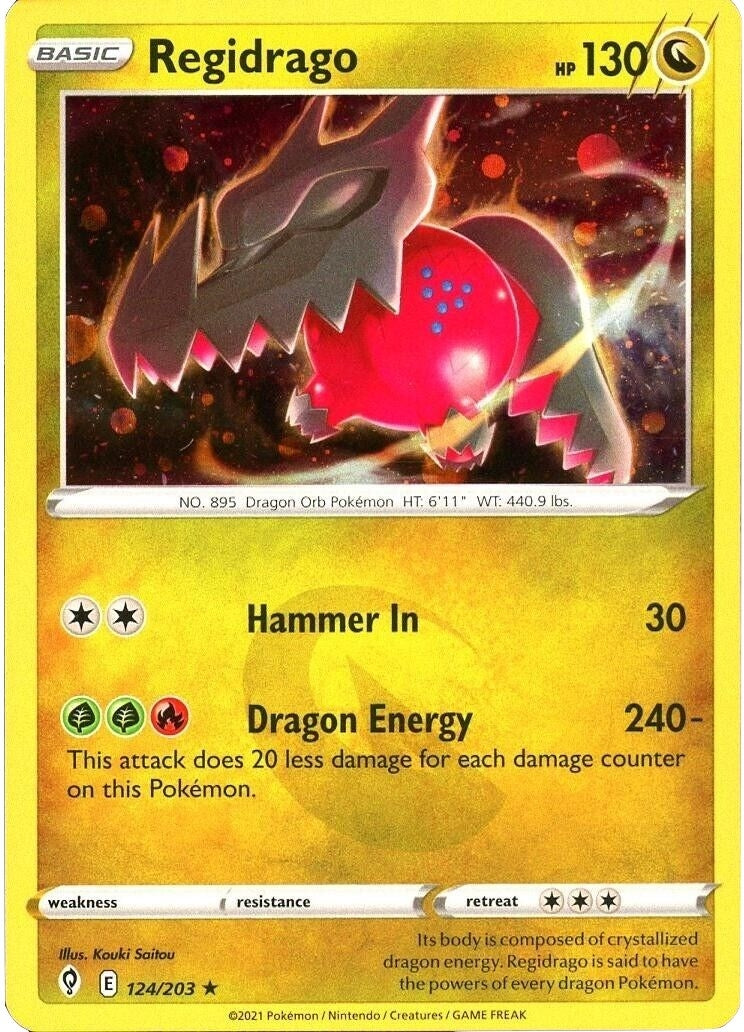Regidrago - 124/203 (Cosmos Holo) (124/203) (Miscellaneous Cards & Products) (MCAP) Pokemon