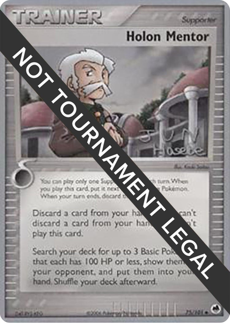 Image for Holon Mentor - 2007 (Jun Hasebe) (75/101) (World Championship Decks) (WCD) - Pokemon