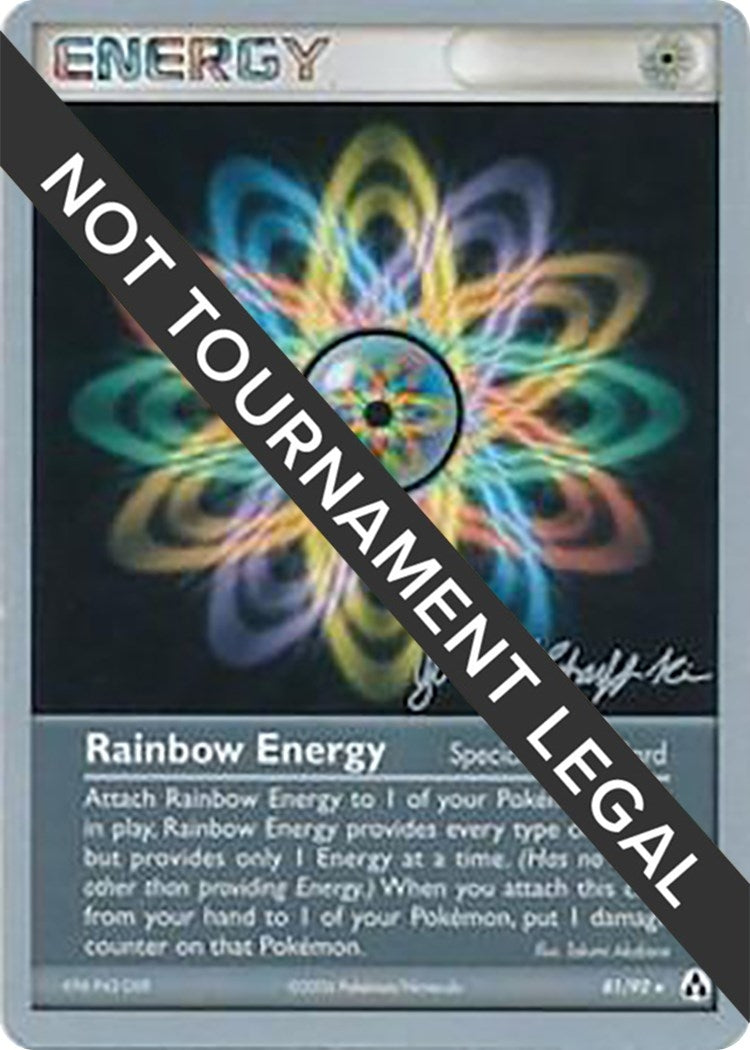 Image for Rainbow Energy - 2007 (Jeremy Scharff-Kim) (81/92) (World Championship Decks) (WCD) - Pokemon
