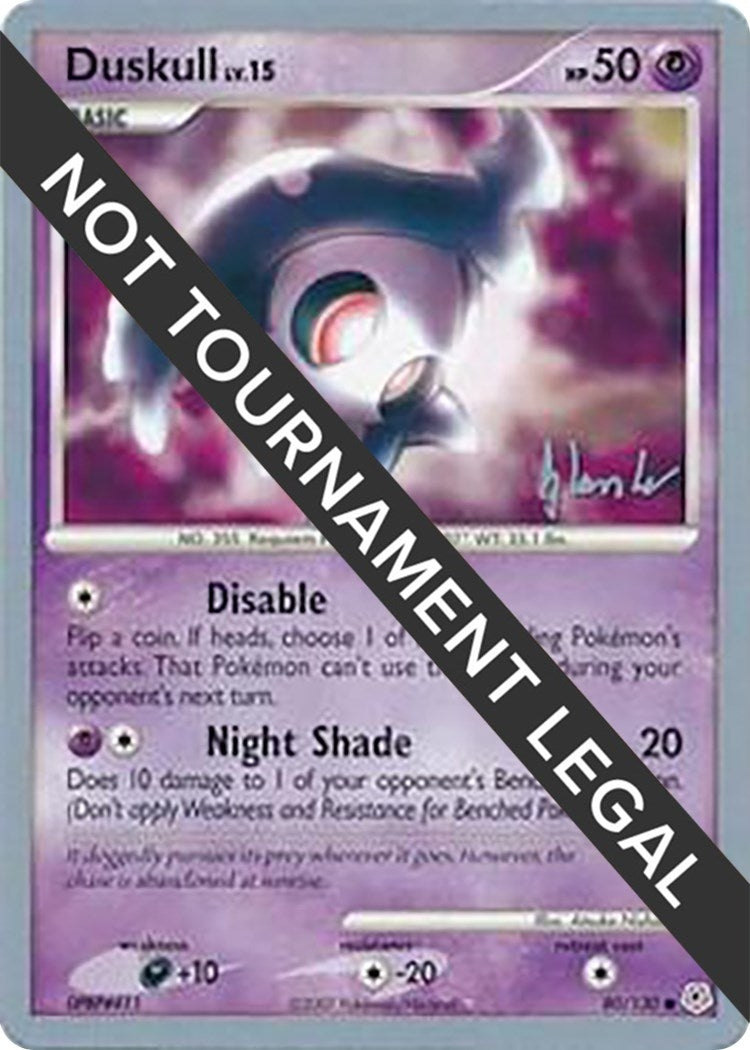 Image for Duskull - 2008 (Dylan Lefavour) (80/130) (World Championship Decks) (WCD) - Pokemon