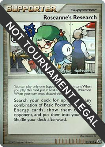 Image for Roseanne's Research - 2008 (Tristan Robinson) (125/132) (World Championship Decks) (WCD) - Pokemon