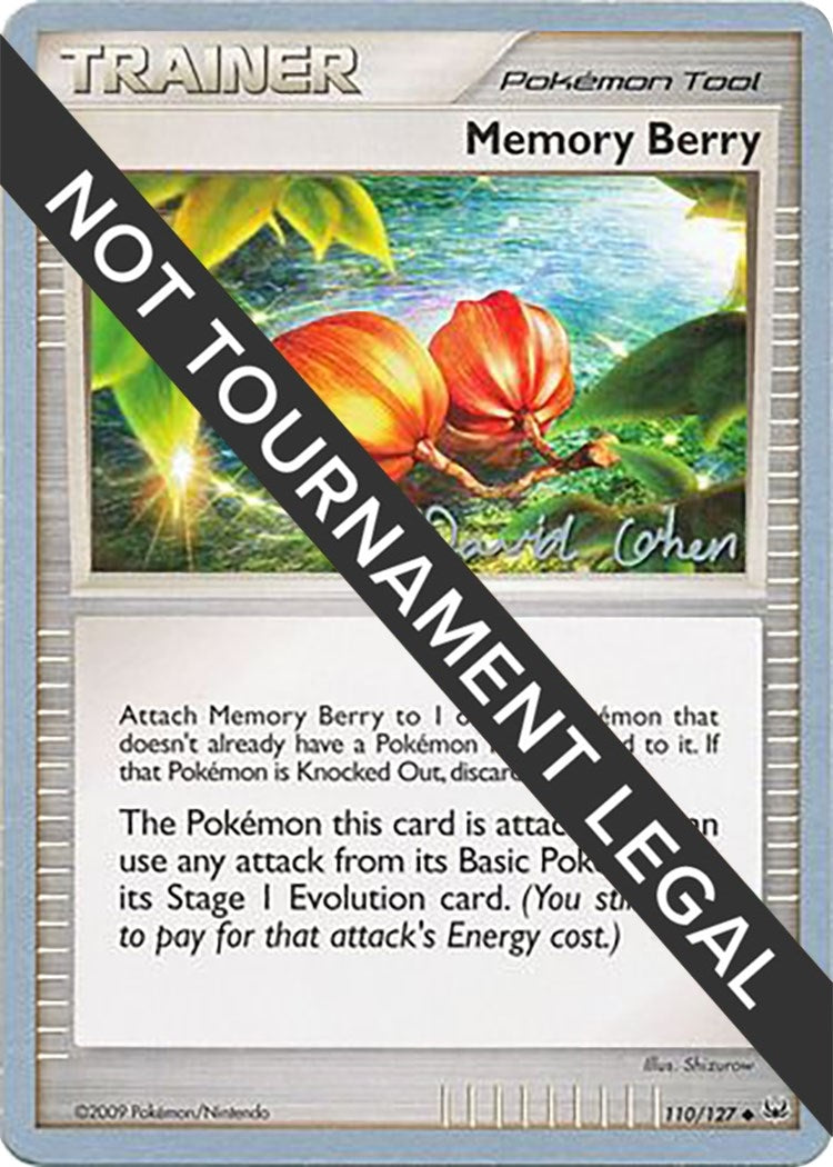 Image for Memory Berry - 2009 (David Cohen) (110/127) (World Championship Decks) (WCD) - Pokemon