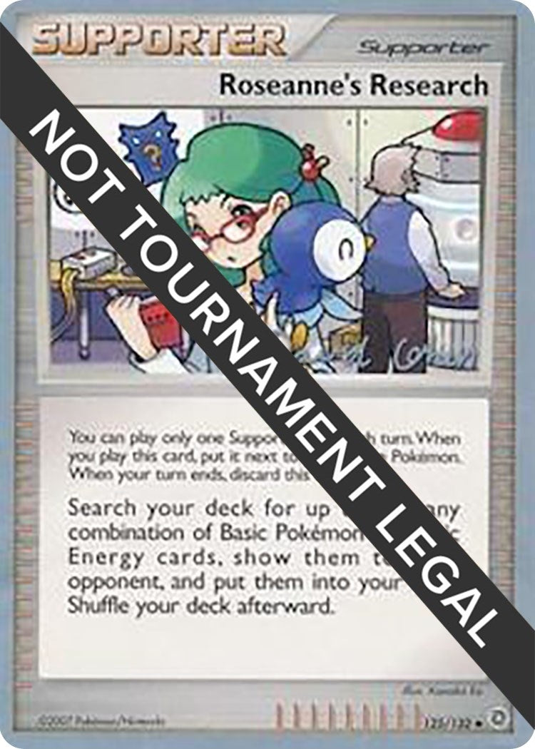 Image for Roseanne's Research - 2009 (David Cohen) (125/132) (World Championship Decks) (WCD) - Pokemon
