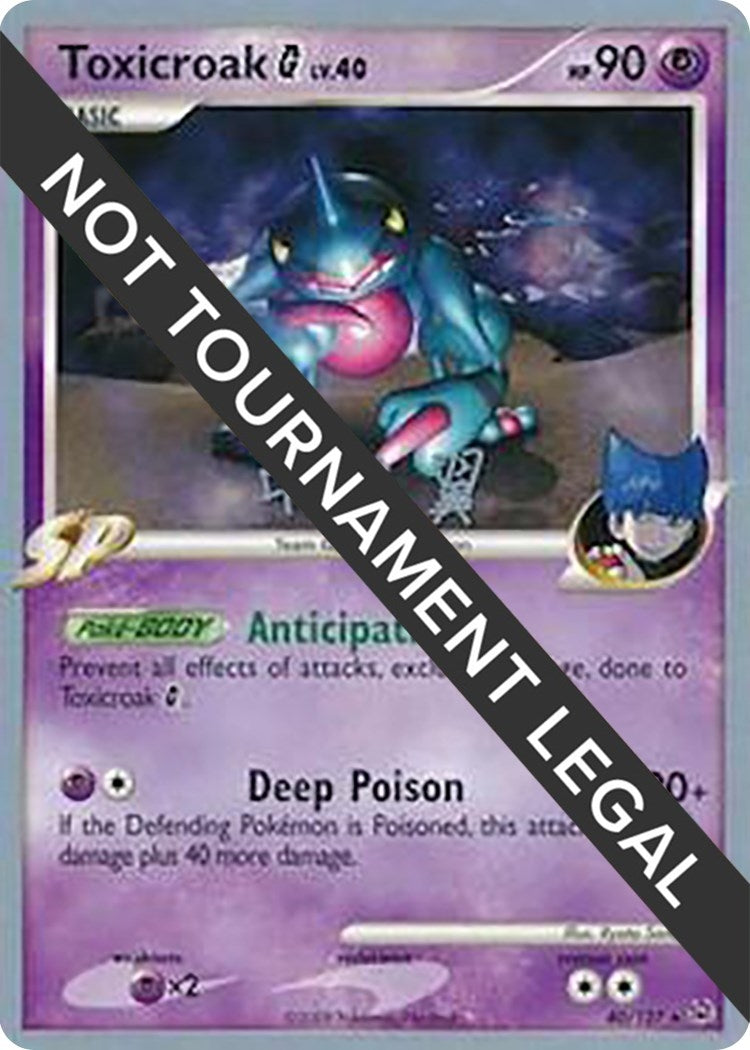 Image for Toxicroak G (40) - 2009 (Tsubasa Nakamura) (40/127) (World Championship Decks) (WCD) - Pokemon