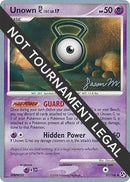 Image for Unown [G] - 2009 (Jason Martinez) (57/106) (World Championship Decks) (WCD) - Pokemon