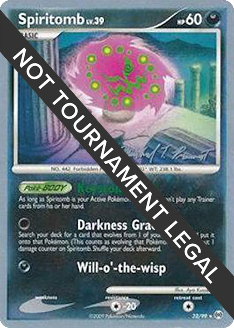 Image for Spiritomb - 2010 (Michael Pramawat) (32/99) (World Championship Decks) (WCD) - Pokemon
