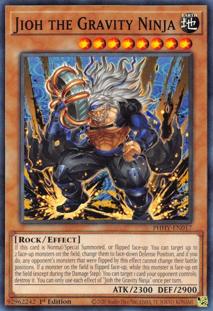 Jioh the Gravity Ninja (PHHY-EN017) (Photon Hypernova) YuGiOh