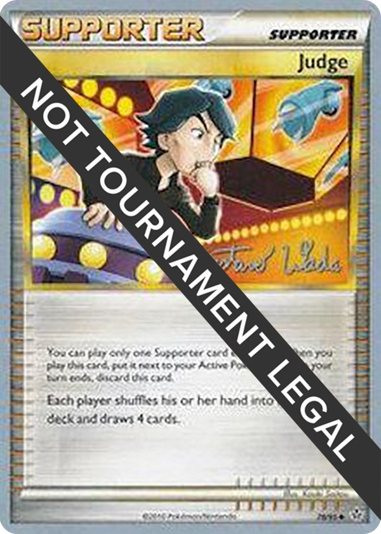 Image for Judge - 2011 (Gustavo Wada) (78/95) (World Championship Decks) (WCD) - Pokemon