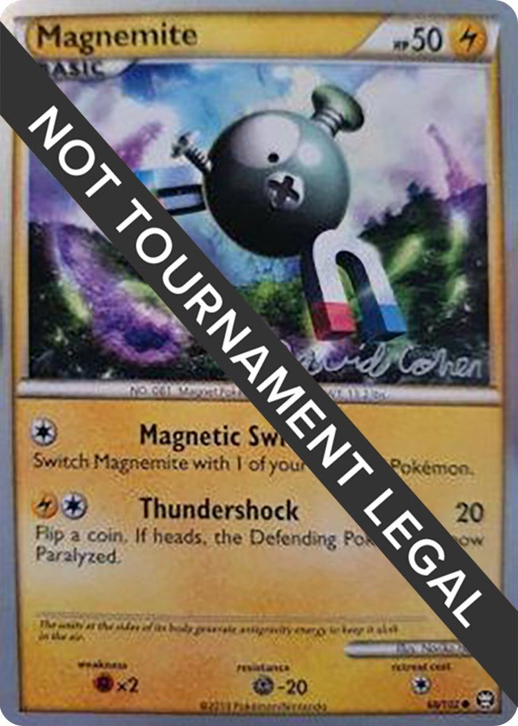 Image for Magnemite - 2011 (David Cohen) (68/102) (World Championship Decks) (WCD) - Pokemon