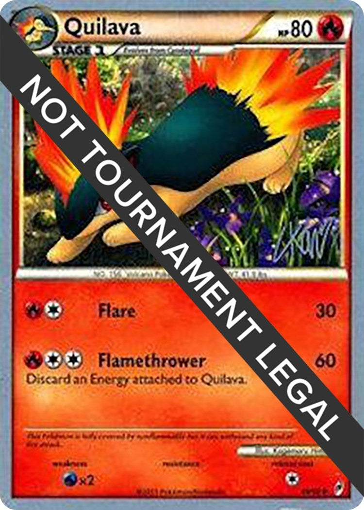 Image for Quilava - 2011 (Christopher Kan) (49/95) (World Championship Decks) (WCD) - Pokemon