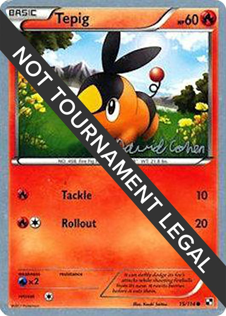 Image for Tepig - 2011 (David Cohen) (15/114) (World Championship Decks) (WCD) - Pokemon