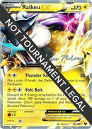 Image for Raikou EX - 2012 (Chase Moloney) (38/108) (World Championship Decks) (WCD) - Pokemon