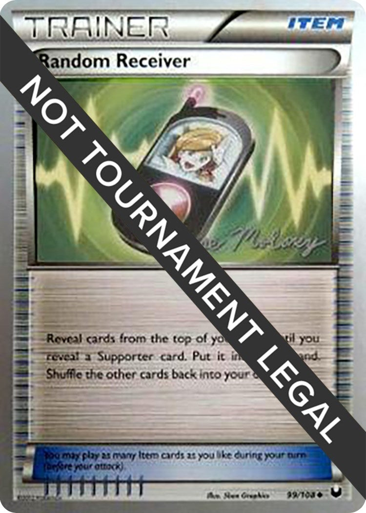 Image for Random Receiver - 2012 (Chase Moloney) (99/108) (World Championship Decks) (WCD) - Pokemon