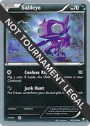 Image for Sableye - 2013 (Jason Klaczynski) (62/108) (World Championship Decks) (WCD) - Pokemon