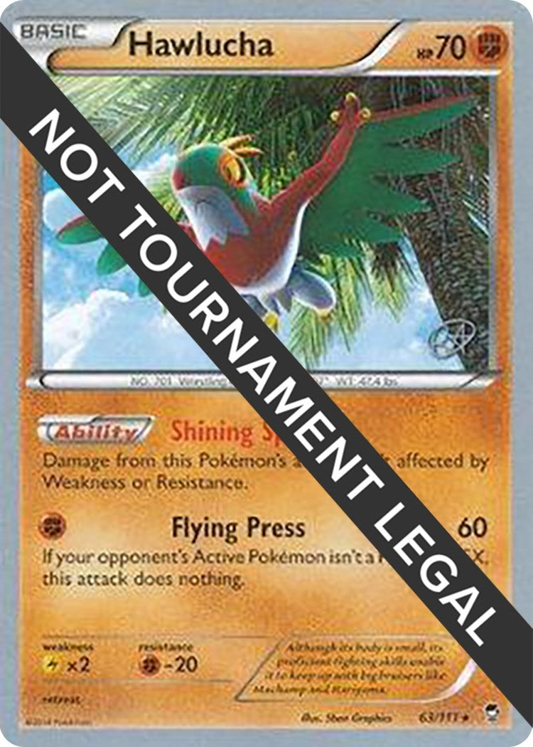 Image for Hawlucha - 2015 (Rowan Stavenow) (63/111) (World Championship Decks) (WCD) - Pokemon