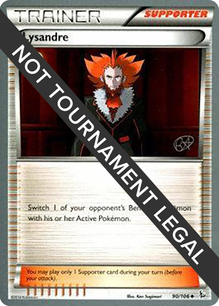 Image for Lysandre - 2015 (Rowan Stavenow) (90/106) (World Championship Decks) (WCD) - Pokemon