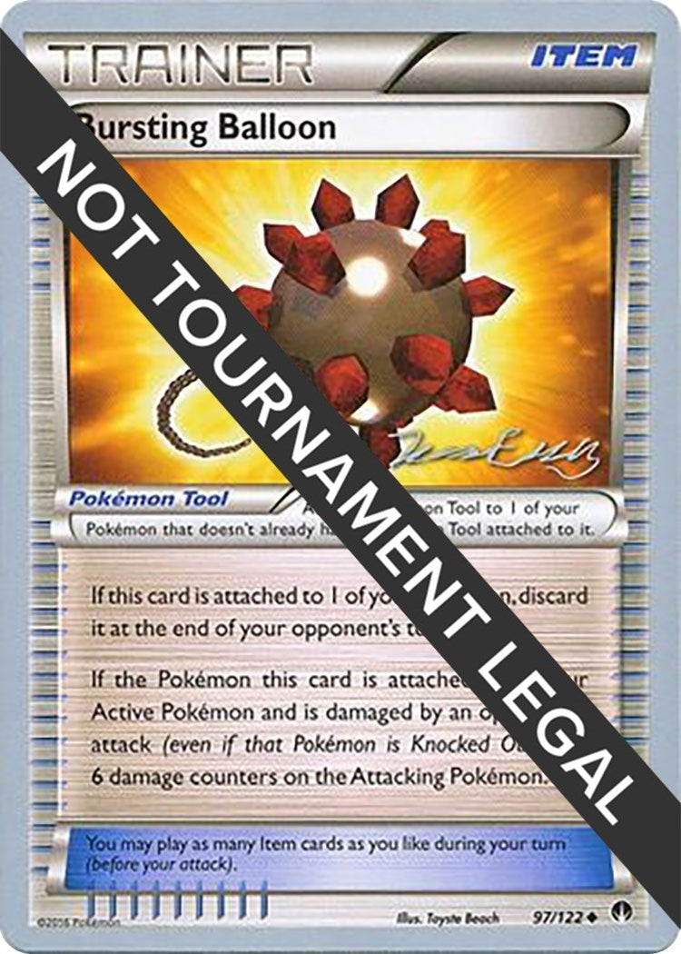 Image for Bursting Balloon - 2016 (Jesper Eriksen) (97/122) (World Championship Decks) (WCD) - Pokemon