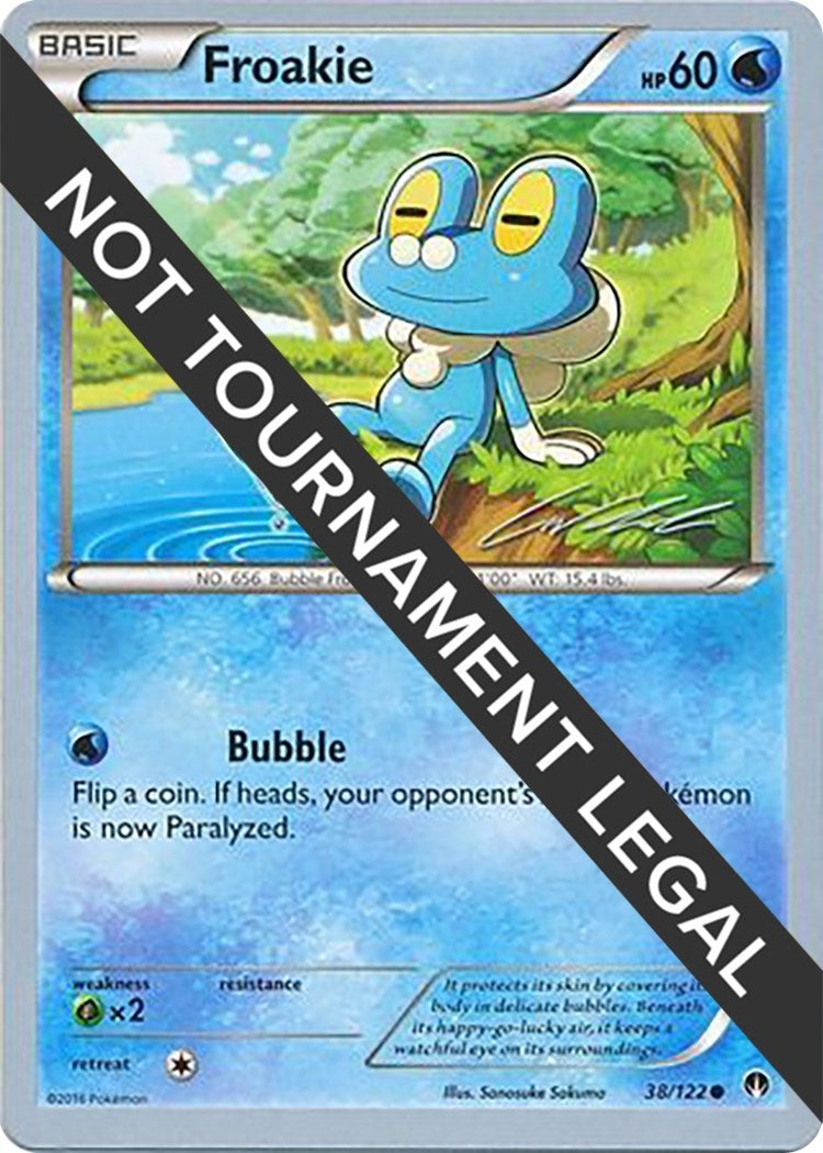 Image for Froakie - 2016 (Cody Walinski) (38/122) (World Championship Decks) (WCD) - Pokemon