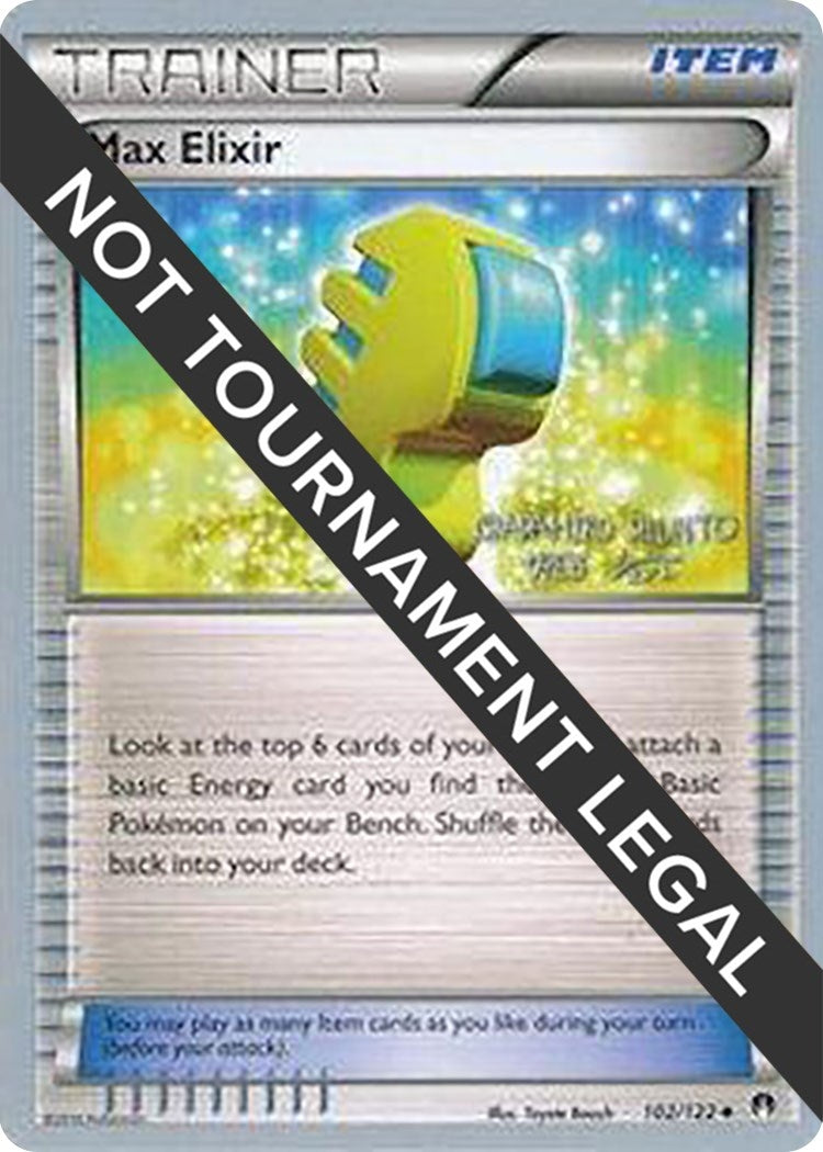 Image for Max Elixir - 2016 (Shunto Sadahiro) (102/122) (World Championship Decks) (WCD) - Pokemon