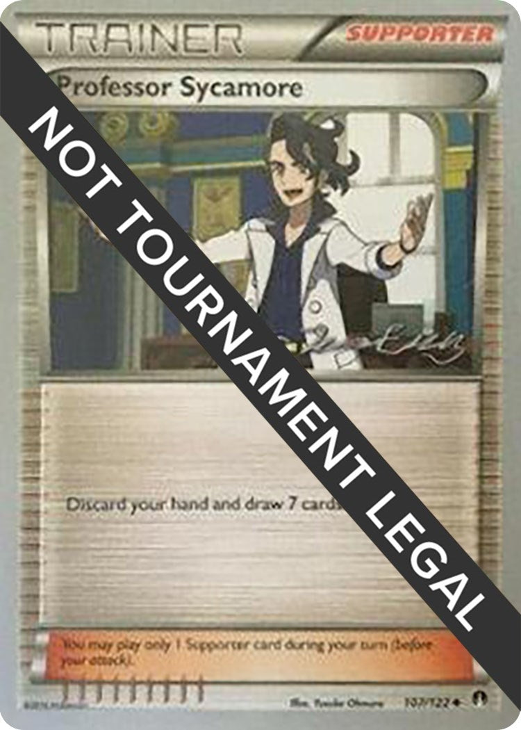 Image for Professor Sycamore - 2016 (Jesper Eriksen) (107/122) (World Championship Decks) (WCD) - Pokemon