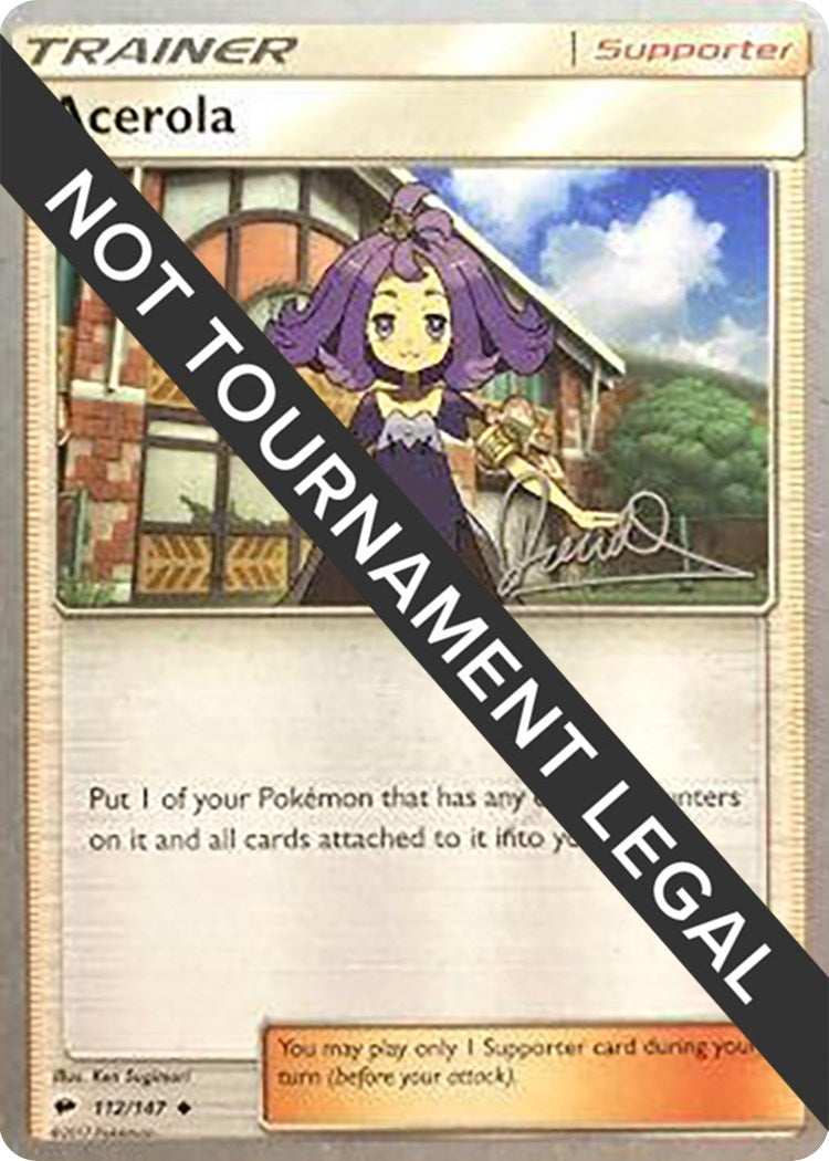 Image for Acerola - 2017 (Diego Cassiraga) (112/147) (World Championship Decks) (WCD) - Pokemon