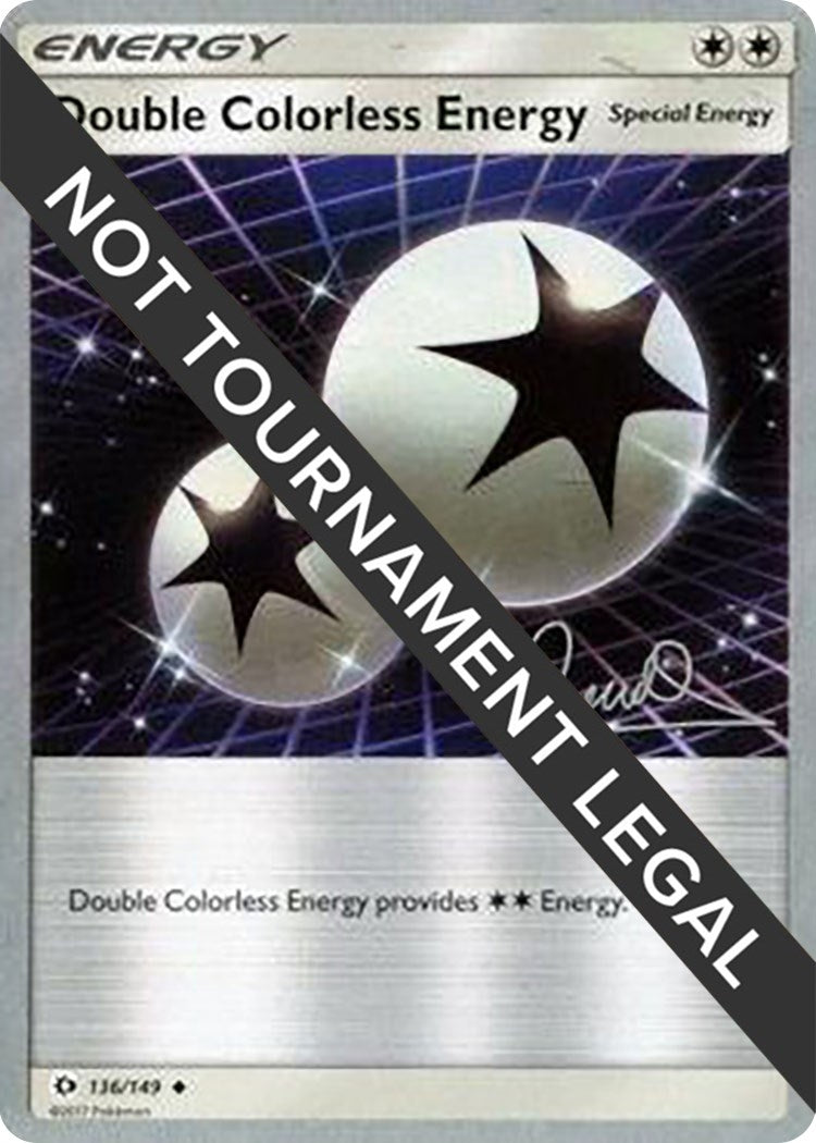 Image for Double Colorless Energy - 2017 (Diego Cassiraga) (136/149) (World Championship Decks) (WCD) - Pokemon