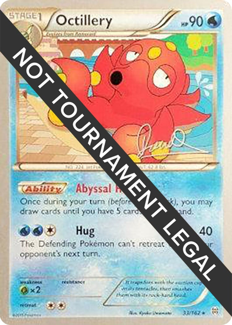 Image for Octillery - 2017 (Diego Cassiraga) (33/162) (World Championship Decks) (WCD) - Pokemon