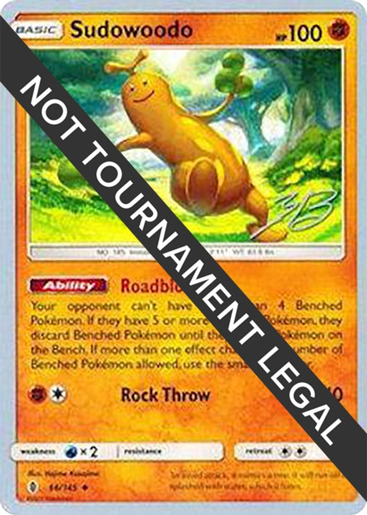Image for Sudowoodo - 2017 (Zachary Bokhari) (66/145) (World Championship Decks) (WCD) - Pokemon