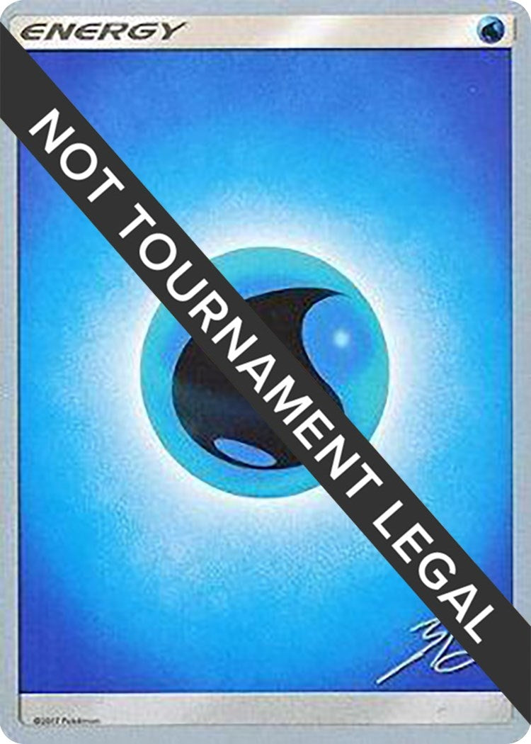 Image for Water Energy - 2017 (Zachary Bokhari) (World Championship Decks) (WCD) - Pokemon