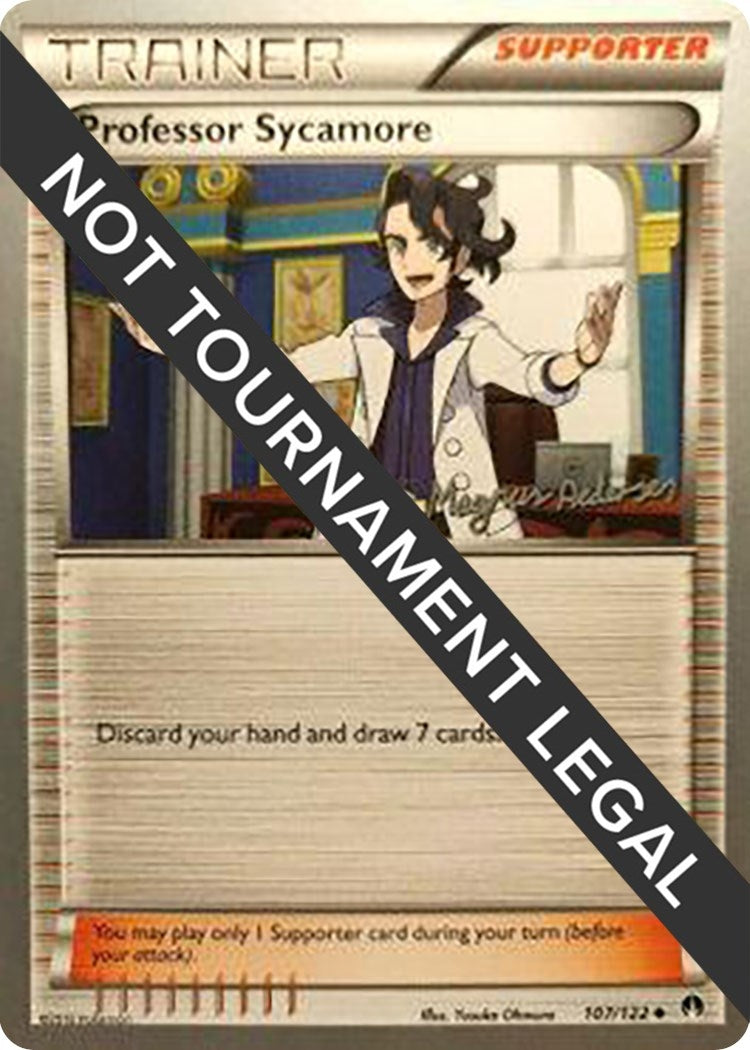Image for Professor Sycamore - 2018 (Magnus Pedersen) (107/122) (World Championship Decks) (WCD) - Pokemon
