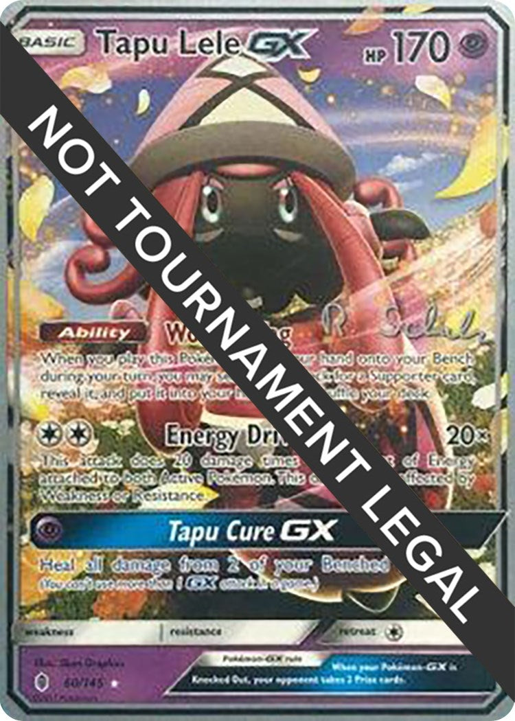 Image for Tapu Lele GX - 2018 (Robin Schulz) (60/145) (World Championship Decks) (WCD) - Pokemon