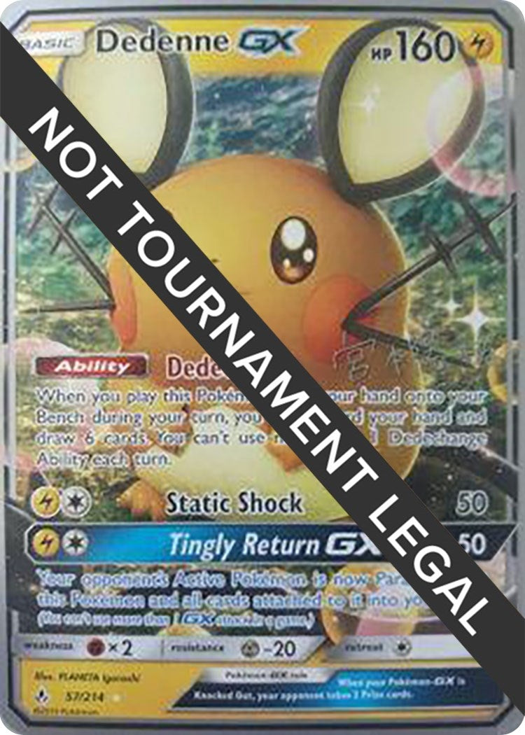 Image for Dedenne GX - 2019 (Haruki Miyamoto) (57/214) (World Championship Decks) (WCD) - Pokemon