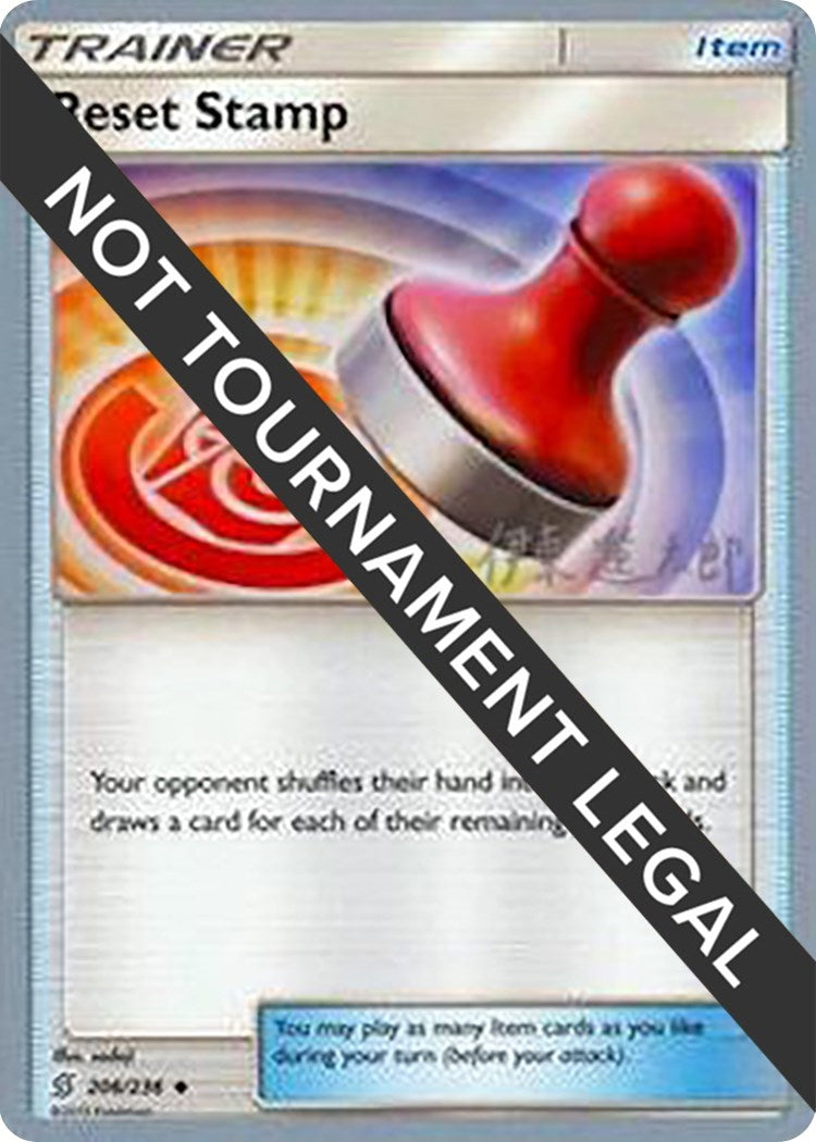 Image for Reset Stamp - 2019 (Shintaro Ito) (206/236) (World Championship Decks) (WCD) - Pokemon