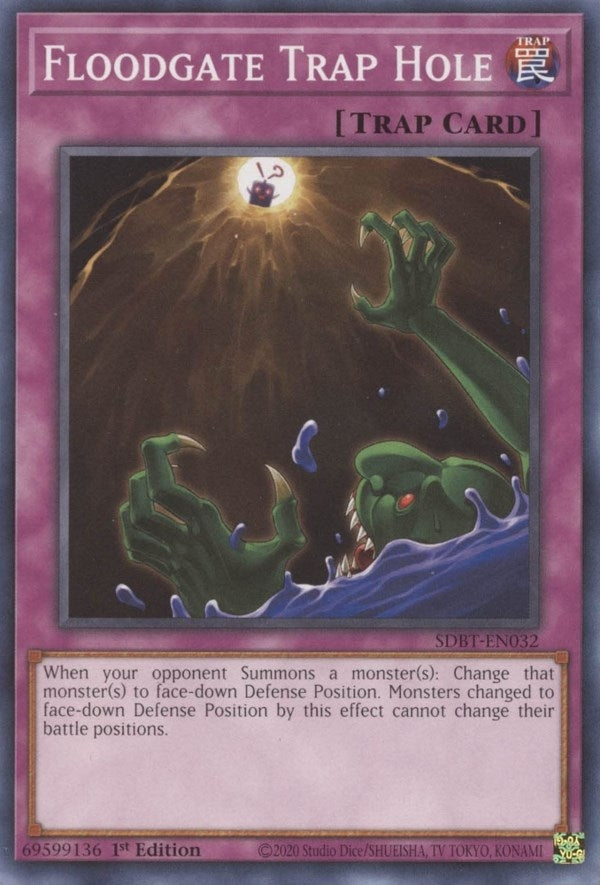 Floodgate Trap Hole (SDBT-EN032) (Structure Deck: Beware of Traptrix) YuGiOh
