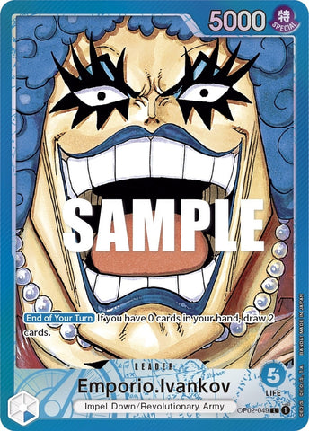 Emporio.Ivankov (049) (Alternate Art) (OP02-049) (Paramount War) One Piece Card Game