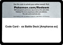 Image for Code Card - ex Battle Deck [Ampharos ex] (Miscellaneous Cards & Products) (MCAP) - Pokemon