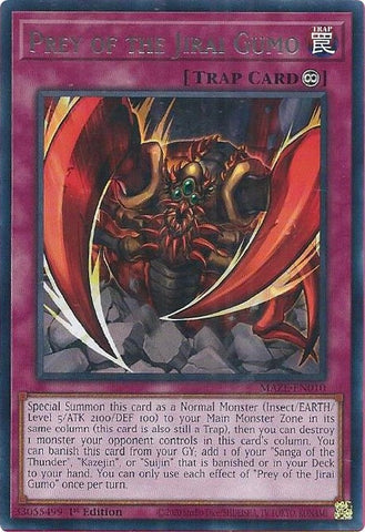Prey of the Jirai Gumo (MAZE-EN010) (Maze of Memories) YuGiOh