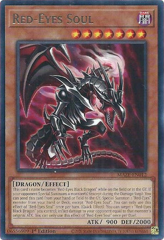 Red-Eyes Soul (MAZE-EN012) (Maze of Memories) YuGiOh