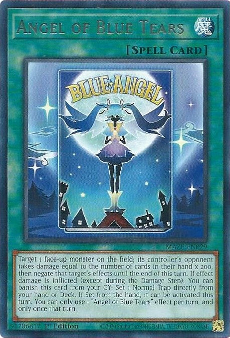 Angel of Blue Tears (MAZE-EN029) (Maze of Memories) YuGiOh