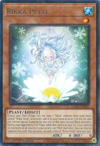 Rikka Petal (MAZE-EN047) (Maze of Memories) YuGiOh