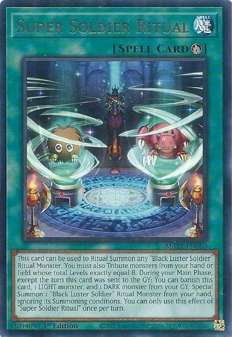 Super Soldier Ritual (MAZE-EN060) (Maze of Memories) YuGiOh