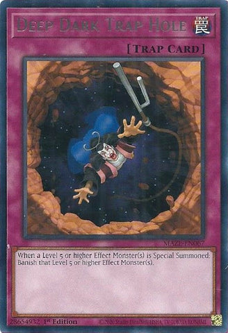 Deep Dark Trap Hole (MAZE-EN067) (Maze of Memories) YuGiOh