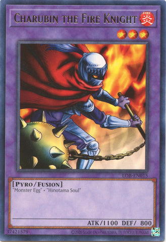 Charubin the Fire Knight (LOB-EN015) (Legend of Blue Eyes White Dragon (25th Anniversary Edition)) YuGiOh