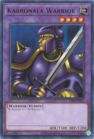 Karbonala Warrior (LOB-EN067) (Legend of Blue Eyes White Dragon (25th Anniversary Edition)) YuGiOh