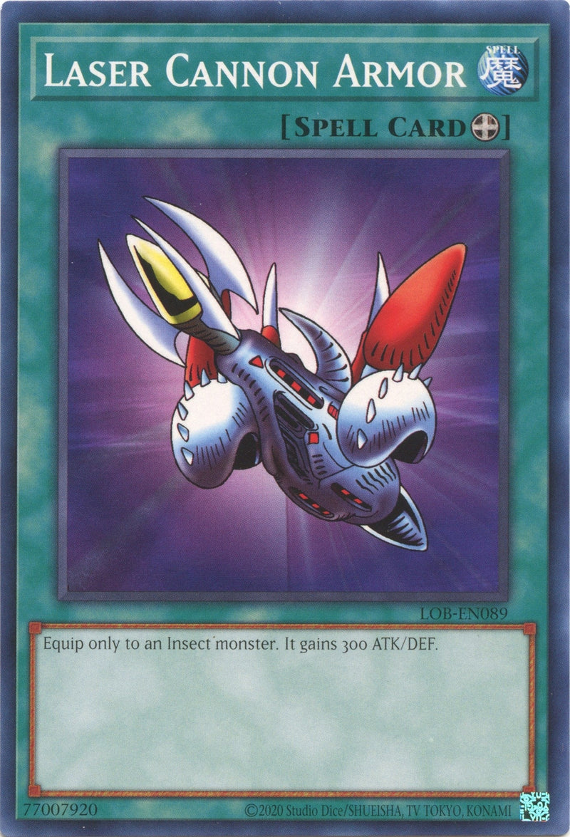 Laser Cannon Armor (LOB-EN089) (Legend of Blue Eyes White Dragon (25th Anniversary Edition)) YuGiOh