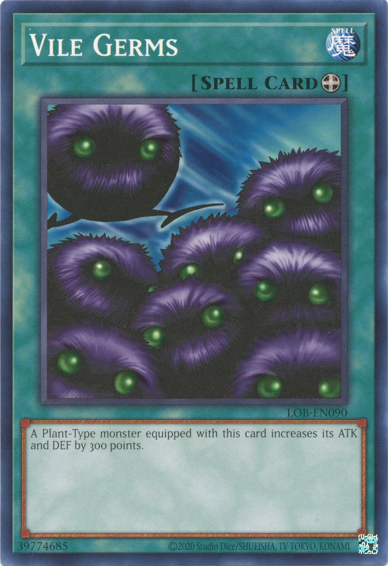 Vile Germs (LOB-EN090) (Legend of Blue Eyes White Dragon (25th Anniversary Edition)) YuGiOh