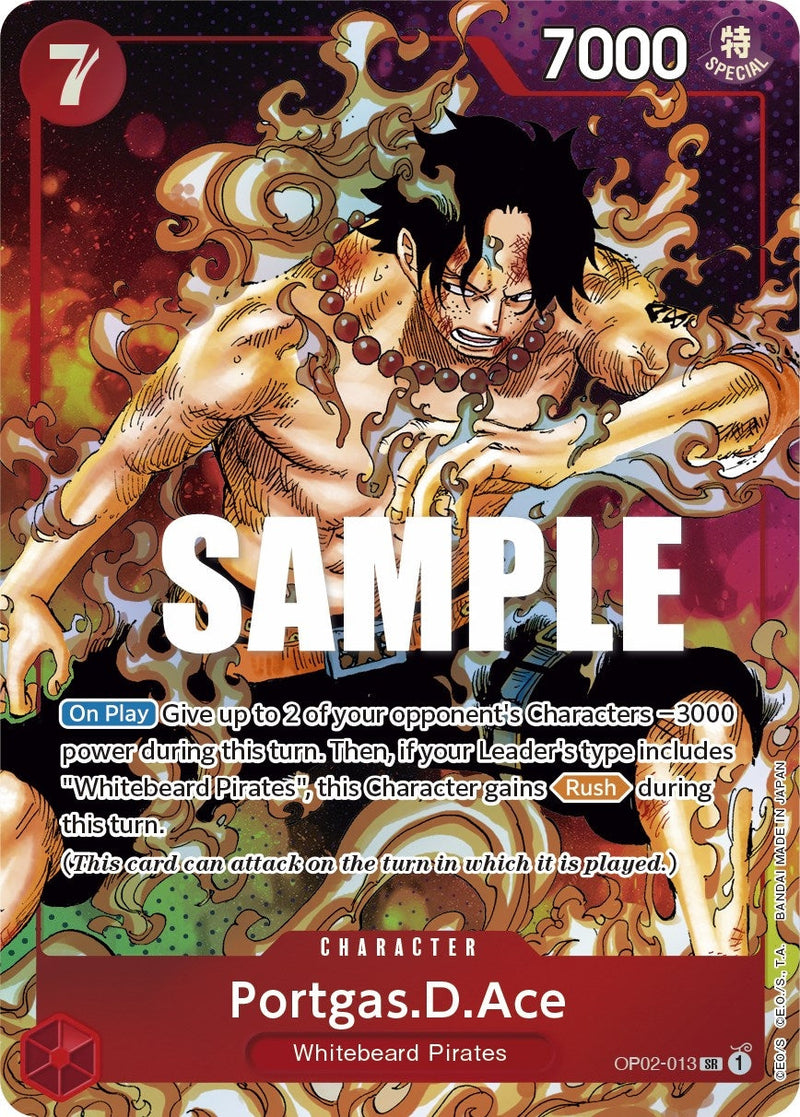 Portgas.D.Ace (Parallel) (OP02-013) (Paramount War) One Piece Card Game