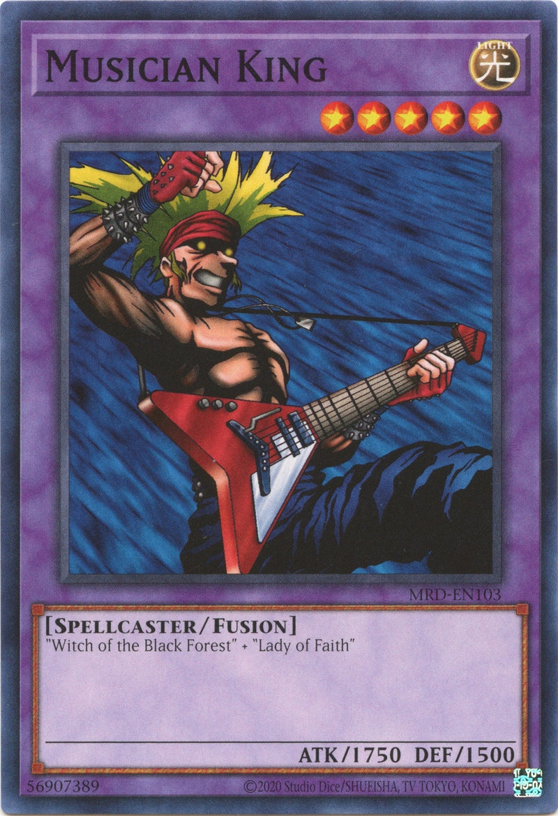 Musician King (MRD-EN103) (Metal Raiders (25th Anniversary Edition)) YuGiOh